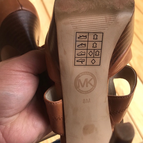 Michael Kors Damita platform heels sandal zipper - Picture 7 of 10